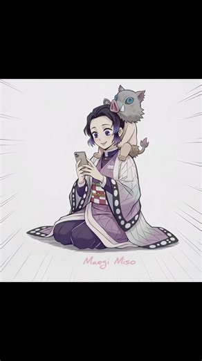 Inosuke with his Mom 👩🏼 😍 #ytshorts #demonslayer #anime