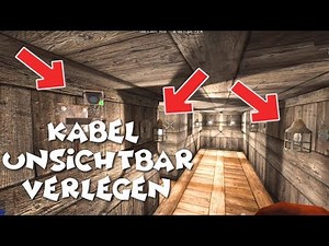 7 Days To Die Elektrokabel unsichtbar verlegen | Tutorial 7D2D