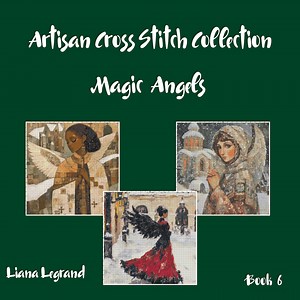 Magic Angels Cross Stitch Pattern Book PDF, Post-impressionist Embroidery, Instant Digital Download, 3 Designs - Etsy