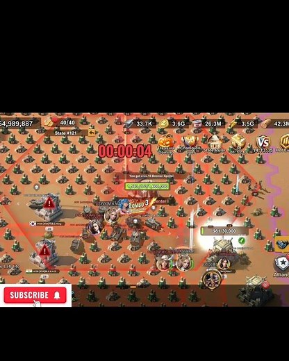XVX uses Warlord Missiles | XVX Vs oOMG | last z survival shooter | last z glory war