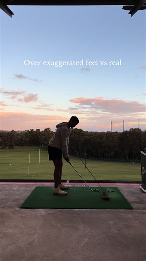 Golf: Exaggerate the Feel vs. Real