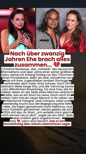 Nach über zwanzig Jahren Ehe brach alles zusammen... 💔
