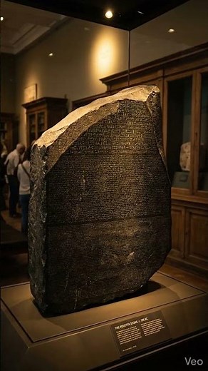Key unlocked Ancient Egyptian Language: Rosetta Stone