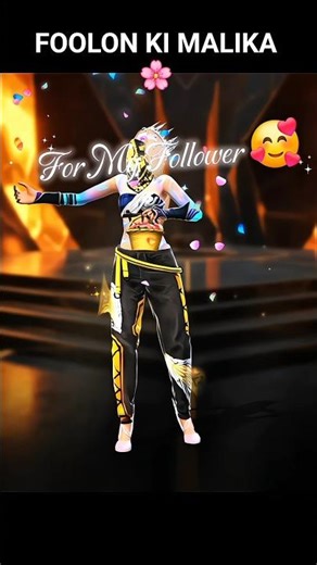 Foolon Ki Malika 🌸 | Free Fire Aesthetic Edit 💕 #Shorts #freefire #gaming #romantic #sad