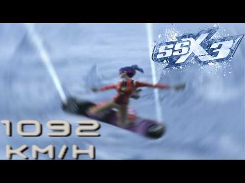 Playing SSX 3 with UNLIMITED SPEED