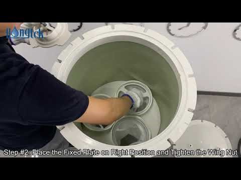 How to Install Filter Bags into the FRP Bag Filter Housing (3 Rounds x Size #2)?