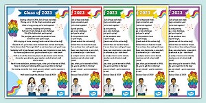 Leaving School Poem 2025