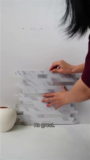 🔥 Peel & Stick Kitchen Backsplash Tiles DIY | Easy Kitchen Makeover Installation