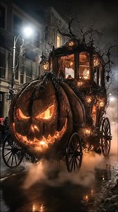 The annual parade began not with cheerful balloons, but with enormous, glowing-eyed owl floats and a drum corps of grinning, top-hatted skeletons marching through the swirling snow. The crowd watched in silent awe as the lead float a massive, grinning pumpkin carriage bellowed a plume of thick smoke that smelled strangely of cinnamon and graveyard dust. When the final, sinister scarecrow float passed, every spectator realized they were clutching a single, unnervingly warm black feather in their 
