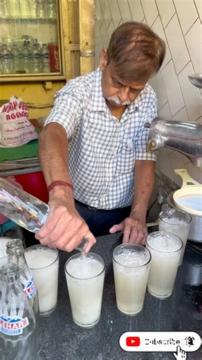 Haridwar's 1/2 Liter Lemon🍋 Masala Soda🥤 #lemondrink #soda #lemon #premiumsoda #indianfood