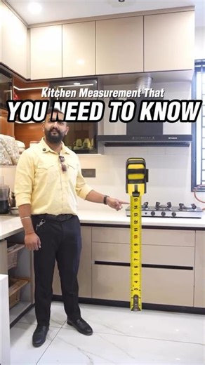 Smart kitchen design starts with the right dimensions#architect #interior #design#architecture#short