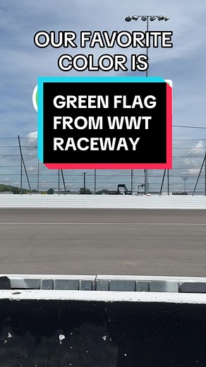 We are green from @World Wide Technology Raceway! #NASCAR