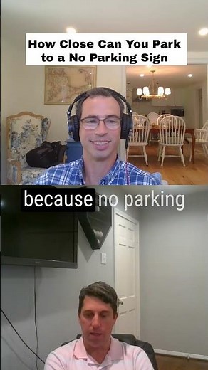 Parking Laws Near a No Parking Sign