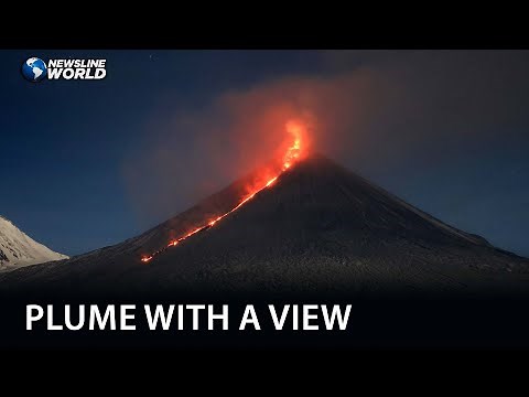 Spectacular eruption of Klyuchevskaya Sopka volcano caught on camera