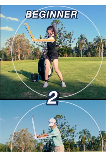 Beginner vs Pro Break your golf swing down frame by frame. Don’t rush it — check each position step by step. It’s one of the easiest ways to truly understand your swing. #golf #ブリスベン #布里斯班 #golftip #골프
