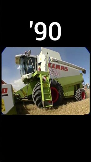 History of Claas combines ('30-now) in 1 min #claas #farming #machine #technology #harvester