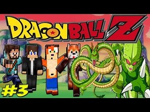 "SHENRON AND SAIBAMEN" "Minecraft DRAGON BALL Z (DRAGON BLOCK C) MOD CO-OP" Part 3