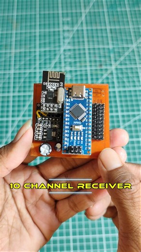 DIY 10-Channel RC Receiver! ✈️ #Shorts #DIY (Simple aur effective)