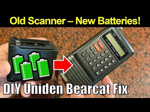 ✅ Repairing a Uniden Bearcat XT100 Handheld Radio Scanner with New NiCad Battery
