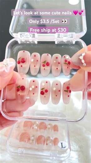 Cutest Spring Press on Nails + Free tool kit 💕💕