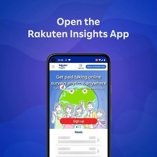 Redeem your voucher just in few easy steps on the Rakuten Insights App