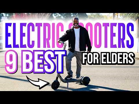 Best Electric Scooters for Older Riders — Safe, Stable & Comfortable