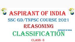 Classification - Reasoning - Notes - Teachmint