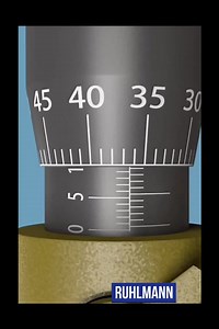 Cómo se usa el Micrómetro? El micrómetro es un instrumento de medición cuyo funcionamiento está basado en el tornillo micrométrico que sirve para medir las dimensiones de un objeto con alta precisión, del orden de centésimas de milímetros (0,01 mm) y de milésimas de milímetros (0,001 mm). #herramientas #micrometro #consejos #codigoferretero #video #reels #ferreteria #ruhllman Cafamar | Codigo Ferretero TV