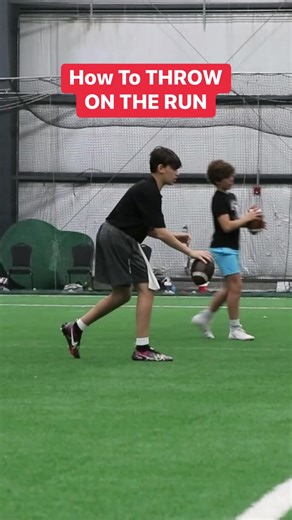 How To THROW ON THE RUN | First Down Training