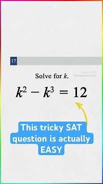 This tricky SAT problem is actually easy