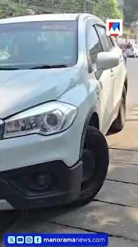 ബൈക്കിന് സൈഡ് നൽകാത്തതിന് കാർ അടിച്ചുതകർത്തു; മൂന്നുപേർ പിടിയിൽ #RoadRage #Thrissur