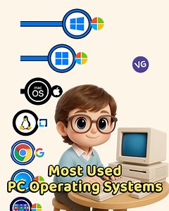 167K views · 779 reactions | Most Used PC Operating Systems. | VGraphs | Facebook