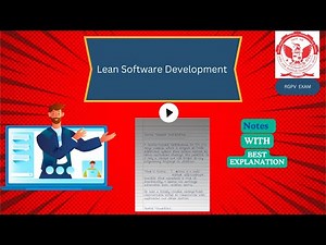 Lean Software Development || Rgpv Notes for Lean Software Development || unit 1 lecture 10