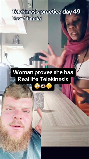 Woman proves she has telekinesis 😳. #telekinesis #strangerthings #power #mystery #strange #weird #caught | itsweirdtime