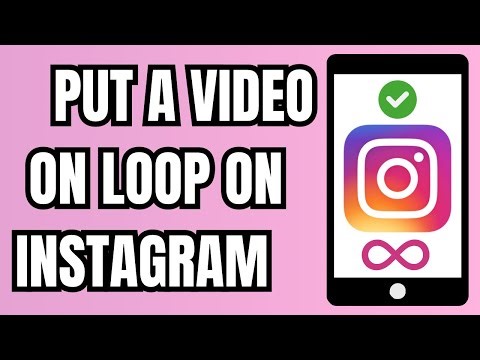 How do you put a video on loop on Instagram
