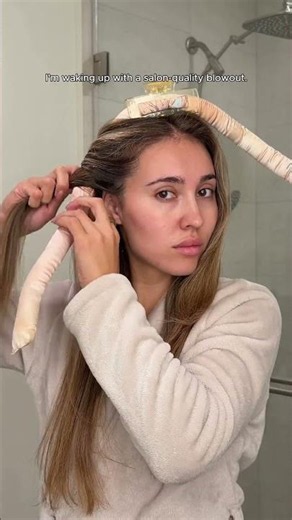 Beauty sleep just hit a new level #UltaBeauty #nightroutine #heatlesscurls