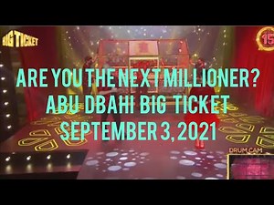 Abu dhabi Big Ticket September 3, 2021