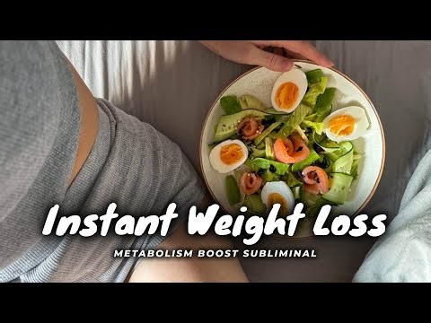 INSTANT WEIGHT LOSS ⚡ Lose 20 Pounds Without Diet | Metabolism Boost Subliminal