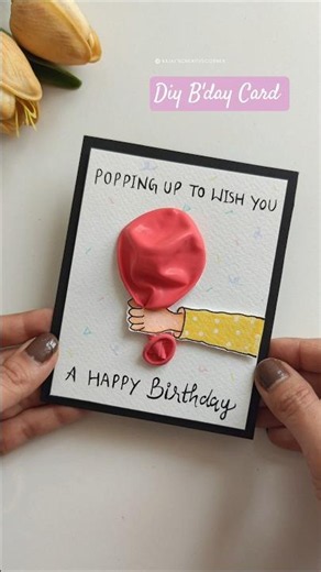 DIY Handmade Amazing Birthday Card for love! #birthdaycard