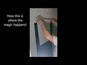 How to perfectly match a patterned wallpaper around a window reveal