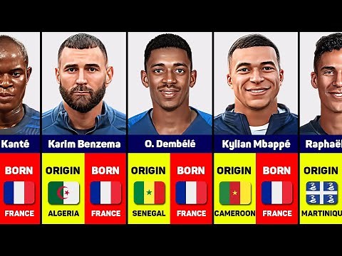 The Origin of French Football Players