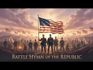 Battle Hymn of the Republic | Glory Glory Hallelujah (Lyrics) – Patriotic American Hymn