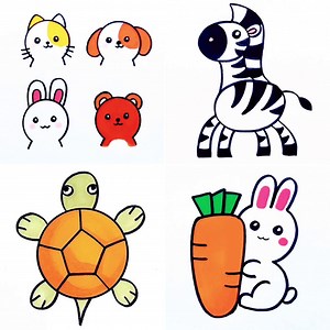 EASY Animal Hand Drawing Tricks That Will BLOW Your Mind! 🎨🐾✨ | Simple Drawings