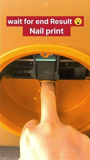 How to nail photo printing machine working