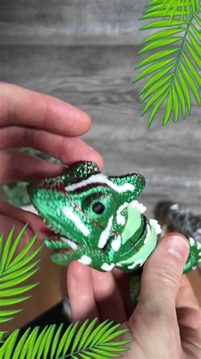 🦎Invisible 3D Printable Chameleon 🤯