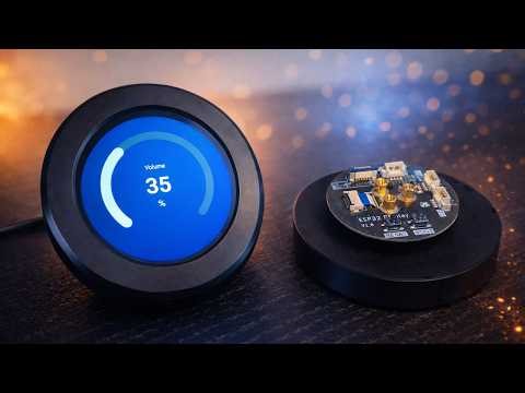 CrowPanel 2.1 Inch Rotary Display mit ESPHome | 3 schnelle Praxisbeispiele