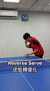 Three different types of reverse serve 三種不同的逆旋轉 你會幾種‼️ #tabletennis #tabletennisserve #pingpong #wtt #桌球 #桌球教學 #桌球發球 #尼克學長 | 李振泓