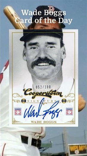 Wade Boggs 2012 Panini Cooperstown Signatures