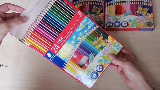 🚀🆕📦 MUST-HAVE NEW PRODUCT 💯🔥 Discover the latest in our Luna collection - Luna Triangular Coloured Pencils! With Luna's legacy of exceptional quality, these pencils offer a vibrant palette in a unique triangular design, sparking your creativity like never before. Add Luna Triangular Coloured Pencils to your back-to-school list; they're a must-have! 🎒 🔥🌈🖍️ Available in 12 (Long), 24, 36, and 48 colours per box, these pencils resist fading and blend effortlessly for exceptional coverage. 