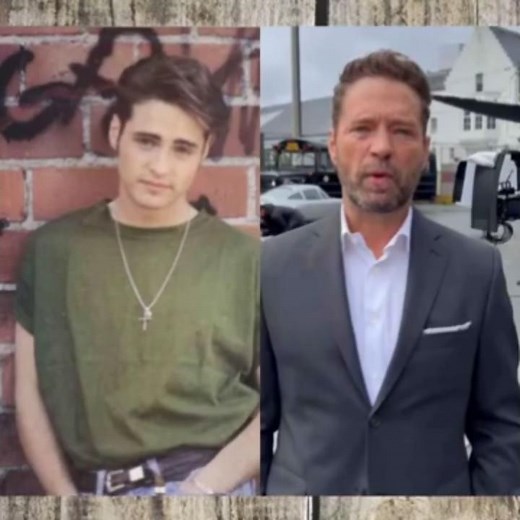 Young Brandon Walsh meets his older self Jason Priestley #BeverlyHills90210 #90s #TV
